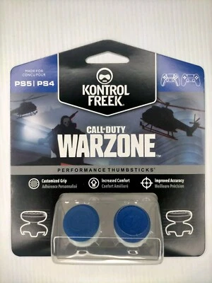 KontrolFreek PS4/PS5 Performance Call Of Duty Warzone Thumbsticks Blue - Image 1 of 4