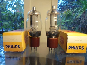 PHILIPS 807 QE06/50 NOS PAIR OF NEW OLD STOCK NEW IN BOX VINTAGE VALVES TUBES - Imagen 1 de 11