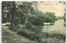 NY Milford, Crumhorn Lake, People in Rowboat, DB Posted 1910