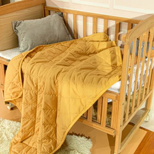 Toddler Quilted Comforter Soft Comfy Fabric Crib Quilt Various Colors Available - Picture 1 of 44