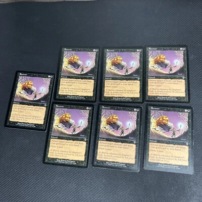 Recover MTG Invasion Magic the Gathering Black Playset 7 - Image 1 of 4