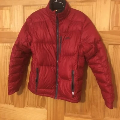 Mens Medium M GoLite Go Lite jacket puff red lightweight hiking camping outdoor  - Image 1 of 4