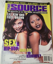 SOURCE MAGAZINE  feb 1997 Lil Kim Foxy Brown RAP HIP HOP