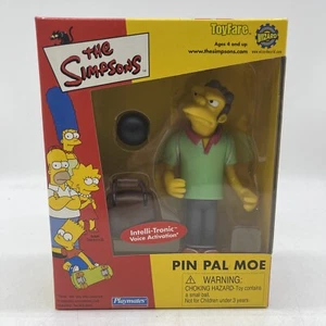 Pin Pal Moe 2001 World Of The Simpsons Overseas WOS Figure Boxed - Picture 1 of 7