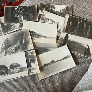 12 Lot Greece RPPC Island Real Photo Post Card Vintage Black White - Picture 1 of 8