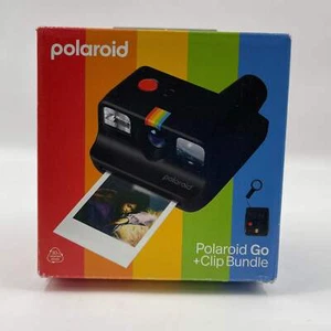 Nuevo paquete de clip de cámara instantánea Polaroid Go Gen 2 negro 006412 - Imagen 1 de 5