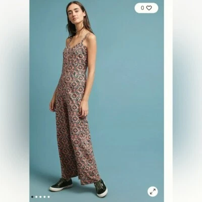 Mono Anthropologie Cleobella Finley Pierna Ancha - Talla XS Foto 1 de 4
