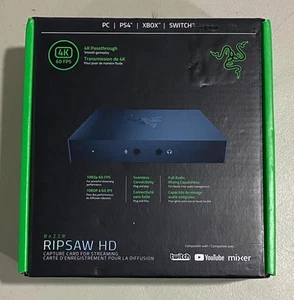 Razer Ripsaw HD Capture Card for Streaming 4K - PC, PS4, XBOX, SWITCH - Picture 1 of 6
