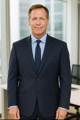 Blazer de lana J.Crew Ludlow Loro Piana azul marino Super 120's 40R abrigo deportivo traje Foto 1 de 4