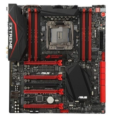 ASUS RAMPAGE V EXTREME/U3.1 motherboard X99 DDR4  LGA2011-3 Core i7 E5 2600 V3V4 - Image 1 of 2