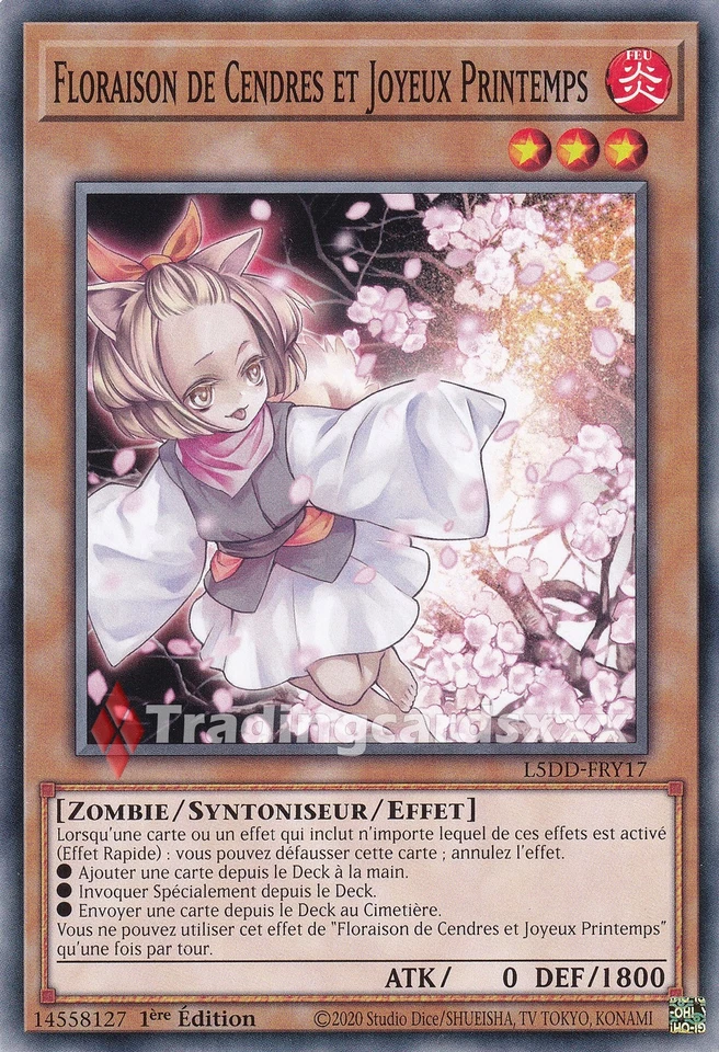 Yu-Gi-Oh! Floraison de Cendres et Joyeux Printemps : C L5DD-FRY17 - Photo 1/1