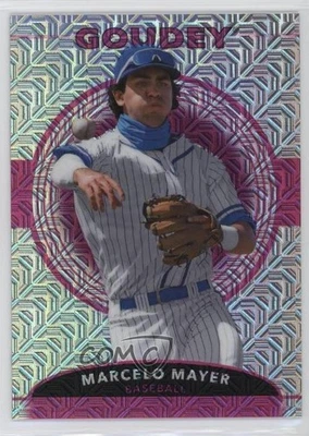 2022 Upper Deck Goodwin Champions Goudey Platinum Pink Traxx /299 Marcelo Mayer - Image 1 of 2