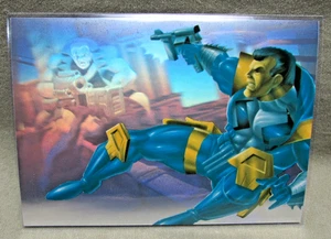 1995 FLAIR MARVEL ANNUAL HOLOBLAST PUNISHER PUBLIC ENEMY CHASE CARD # 8 NM/M - Picture 1 of 2