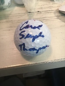 Carol Semple Thompson HOFer Signed Golf Ball COA - Picture 1 of 1