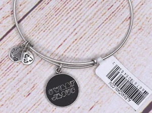 NEW NWT Alex and Ani Words are Powerful SWEET JESUS Silver Bracelet - Picture 1 of 2