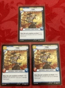 3x Star Wars Unlimited - Embo - Sombras de la Galaxia x3 - Imagen 1 de 6