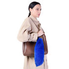 Oversized Fox Fur Pendant Women's Bag Keychain