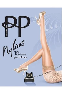 Pretty Polly Nylons 10 Denier Gloss Hold Ups - Picture 1 of 4