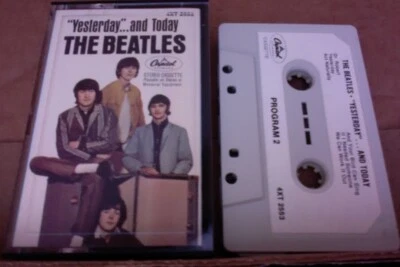 EX 1968 1st issue PAPER LABEL CASSETTE The Beatles Yesterday & Today 4XT 2553 - Image 1 of 4