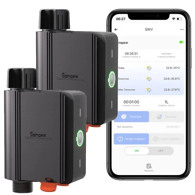 2x SONOFF Zigbee Smart Bewässerungscomputer Auto Garten Regen Bewässerungstimer - Bild 1 von 4