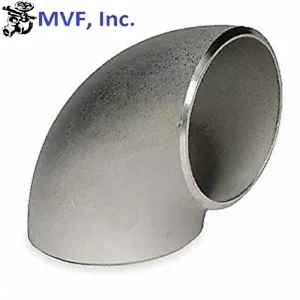4" Schedule 10 Short Radius Butt Weld 90° Elbow 304 Stainless Steel SB011328304 - Picture 1 of 4