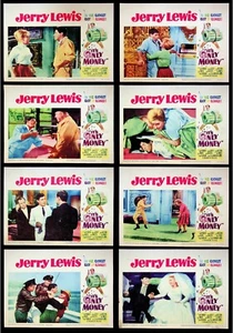 It's Only Money 1962 Original Lobby Card Set Jerry Lewis Comedy Mystery Movie - Bild 1 von 17