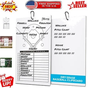 Durable Coaches Clipboard - 15"x9" Dry Erase Whiteboard for Effective Strategies - Picture 1 of 9