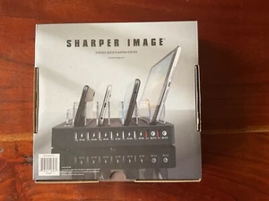 Sharper Image 8 Device Charging Station Model #. 206370-01 - Picture 1 of 4