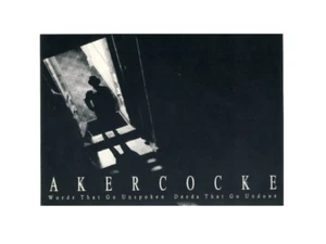 AKERCOCKE - Words That Go... - Indoor-Sticker / Aufkleber 14,6 x 5,0 cm - Picture 1 of 2