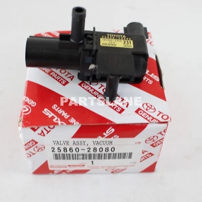 Válvula de conmutación de vacío genuina OEM 25860-28080 Toyota Camry Solara 2002-2004 Foto 1 de 2
