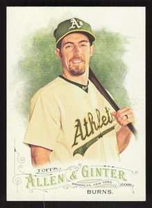 2016 Allen & Ginter Billy Burns #173 Oakland Athletics