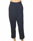 Vince Dark Grey, Luxurious Wool Blend, High-Waisted Ankle Pants In Size 8.