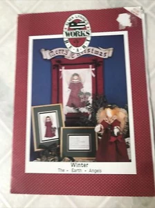 Winter Earth Angels Alma Lynne Works of Heart Cross Stitch With Pattern Insert - Picture 1 of 4
