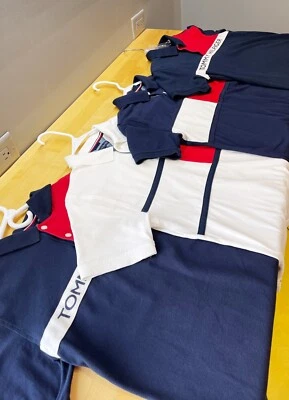 MINT - Lot of 4 - Tommy Hilfiger Polo Shirt Boys L/G 16/18 Short Sleeve youth - Image 1 of 4