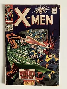 X-Men 30 Comic Book Warlock Jack Kirby Cover Marvel Comics Reader Copy 1967 - Picture 1 of 14