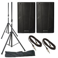 dB Technologies B-Hype 15 (Pair) With Stands, Stands Bag & Cables