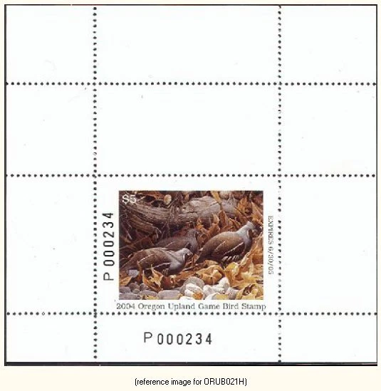 D2K Oregon Upland Bird 2004-5 $5 Hunter - Image 1 of 1