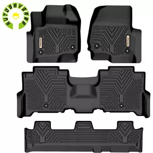 3D Floor Mats Liners for 2018-2025 Ford Expedition / Expedition Max All Weather - Picture 1 of 8