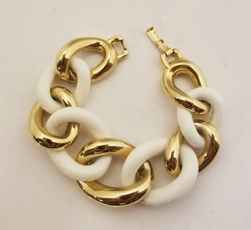 Bracciale Catena Vintage Runway GIVENCHY Maglia Spessa Oro & Smalto