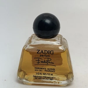 Zadig Parfum / Perfume 0.5 FL. OZ. By Emilio Pucci.. Vintage 90% Full - Picture 1 of 3