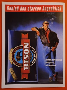 1. BISON Halfzware Tabak Holland Werbeanzeige Werbung Reklame 1989 - Bild 1 von 1