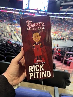 ST. JOHNS RICK PITINO BOBBLEHEAD SGA RED STORM BASKETBALL SJU UBS 2/6/2024 NCAA