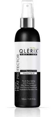 Qlerix Heat Protector Hair Spray With Keratin Vitamin E &B5 200 ML For Men Women - Image 1 of 4