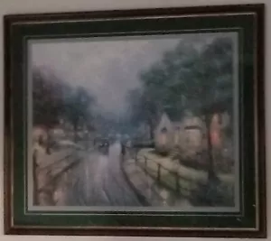 Thomas Kinkade Thomas Kinkade hometown memories LOOKS NEW - Picture 1 of 2