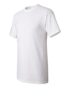 Gildan Ultra Algodón Manga Corta Cuello Redondo Camiseta Para Hombre S M L XL 2XL Camiseta Blanca - Imagen 1 de 4