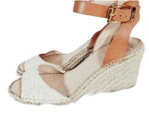 Vince Camuto Jute Wedge Sandals Womens Size 9 - Picture 1 of 11