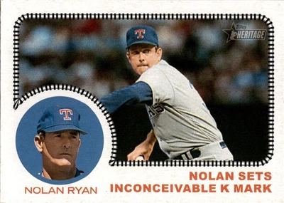 2022 Topps Heritage #AA-9 Nolan Ryan All Aboard! - Image 1 of 2