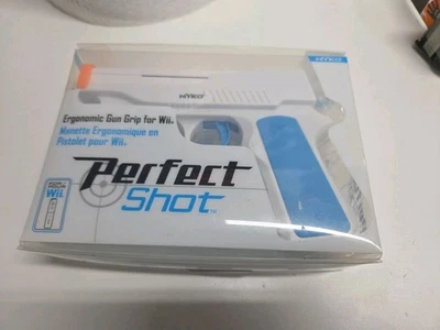 Vintage Nyko Perfect Shot Ergonomic Gun Grip 2008 Wii Accessory New NIB SEALED - Image 1 of 4