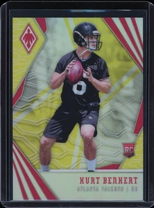 2018 Panini Phoenix Kurt Benkert #197 Yellow #/75 Rookie RC - Picture 1 of 3