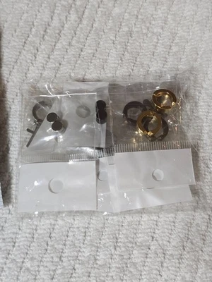 10 Pairs Magnetic Stainless Steel Earrings Set for Men Women, Chic Style G - Image 1 of 3